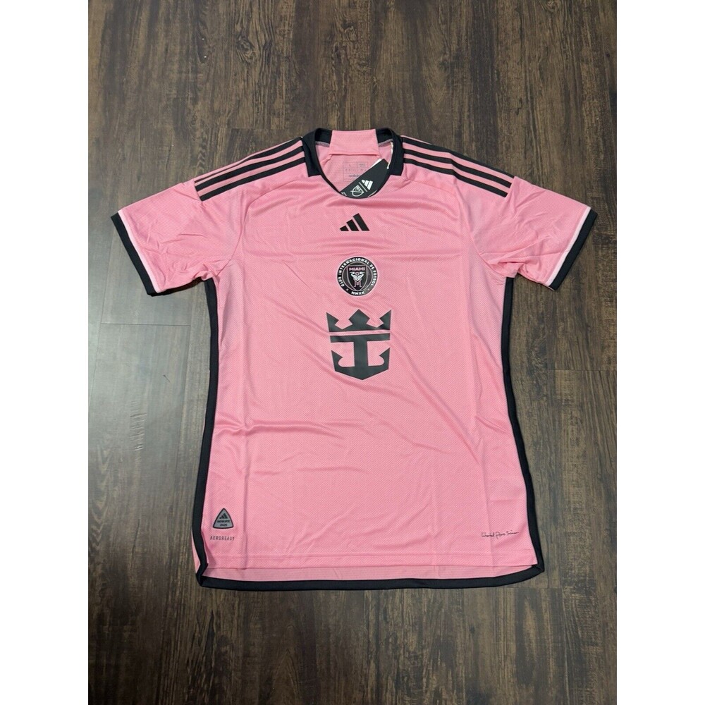Inter Miami CF Messi Jersey Mens Large L adidas 24/25 Home Authentic Jersey Pink